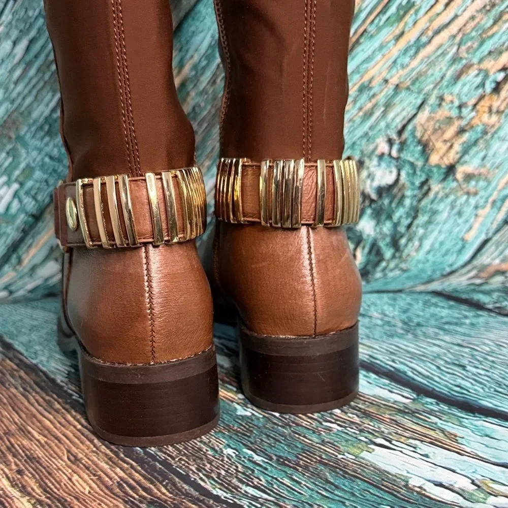 Steve Madden Tan Over the Knee Boots